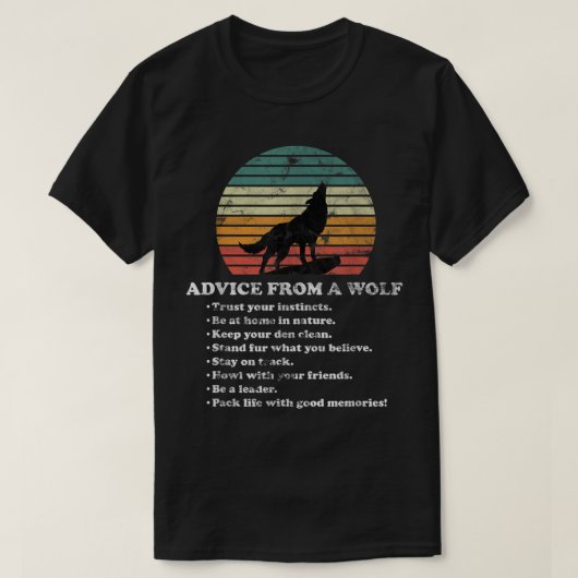 Advies Van Een Wolf T-shirt (Design voorkant)
