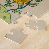 "Advies van een zonnebloem" Puzzle Legpuzzel (Zijkant)