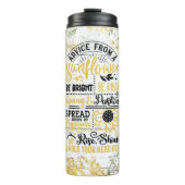 Advies van een zonnebloem thermosbeker (Voorkant)