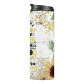 Advies van een zonnebloem thermosbeker (Geroteerd rechts)