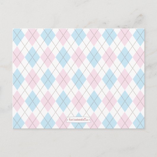 Advies van het Baby shower Argyle voor mama (Voorkant)