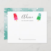 Advies van het Baby shower van Popsiche voor de Ni (Voorkant / Achterkant)