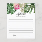 Advies van het tropisch Vrijgezellenfeest voor de  (Voorkant)