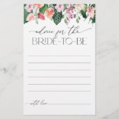 Advies van het tropisch Vrijgezellenfeest voor de  (Voorkant)