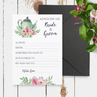 Advies van het vrijgezellenfeest voor bride en bru kaart