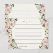 Advies van het vrijgezellenfeest voor het Roos van (Voorkant / Achterkant)