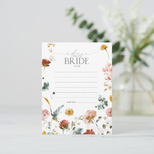 advies van legant tuinbouwers aan de bride briefkaart (Staand voorkant)