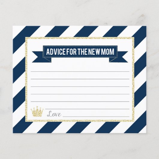 Advies van Navy Gold Prince voor de nieuwe mam (Voorkant)