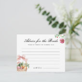 Advies vers uit het Vrijgezellenfeest van de markt Informatiekaartje (Staand voorkant)