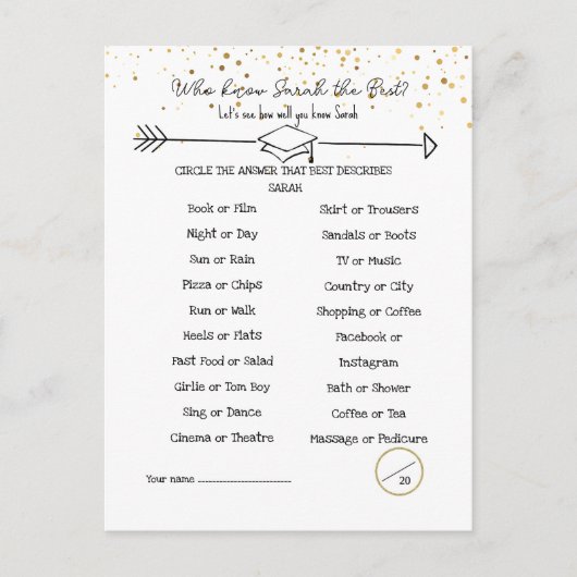 Advies voor afgestudeerden & Hoe goed kent u doubl Briefkaart (Voorkant)