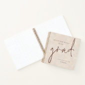 Advies voor Afstudeerder Cream Achtergrond Gastboe Notitieboek (Binnen)