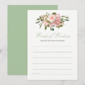 Advies voor Baby shower in het donker en grijs Kaart (Voorkant / Achterkant)