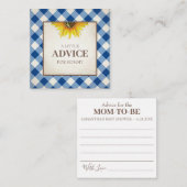 Advies voor Baby shower voor mam invoegen Notitiekaartje (Voorkant / Achterkant)