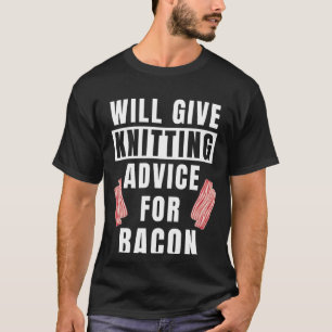 Advies voor Bacon Knitters Crafting Knitt T-shirt