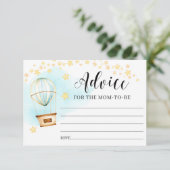 Advies voor de aanstaande kaart heteluchtballon (Staand voorkant)