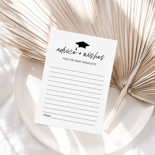 Advies voor de Afstuderen minimalist Notitiekaartje