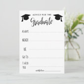 Advies voor de Afstuderen | Pet Afstudeerder Kaart (Staand voorkant)