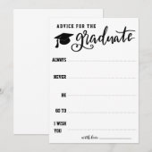 Advies voor de Afstuderen | stoutmoedige typografi Kaart (Voorkant / Achterkant)