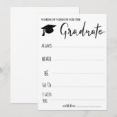 Advies voor de Afstuderen | Woorden van Wisdom Kaart (Voorkant / Achterkant)