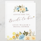 Advies voor de borden Bride-tot-bijen (Voorkant / Achterkant)