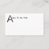 Advies voor de bride (Voorkant)