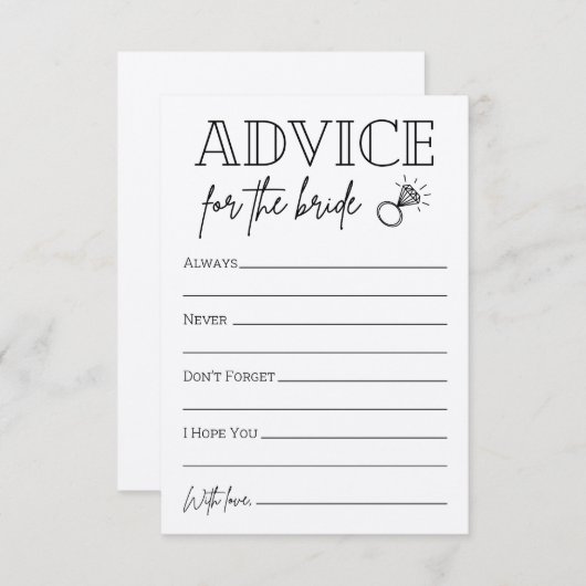 Advies voor de bride (Voorkant / Achterkant)