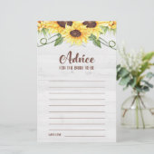 Advies voor de Bride als zonnebloempitaart (Staand voorkant)