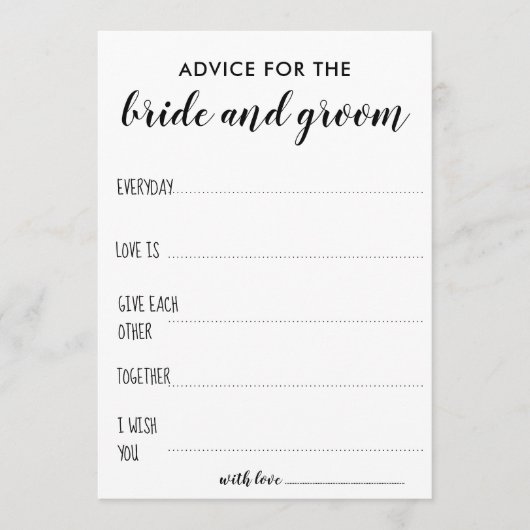 Advies voor de bride en de groep | Minimalistisch (Voorkant)