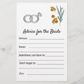 Advies voor de Bride - Flowers Flyer (Voorkant)