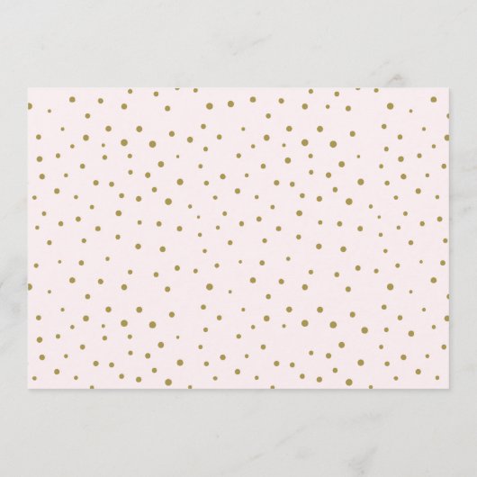 Advies voor de bride | Goud en roze kalligrafie (Achterkant)