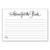 Advies voor de Bride Kaart 2 (Voorkant)