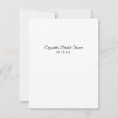 Advies voor de bride | KAART VRIJGEZELLENFEEST (Achterkant)