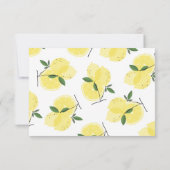 Advies voor de Bride Lemon Main Squeeze Bridal Bedankkaart (Achterkant)