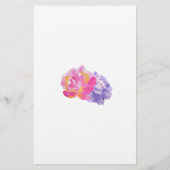 Advies voor de Bride - Violet Flowers Flyer (Achterkant)