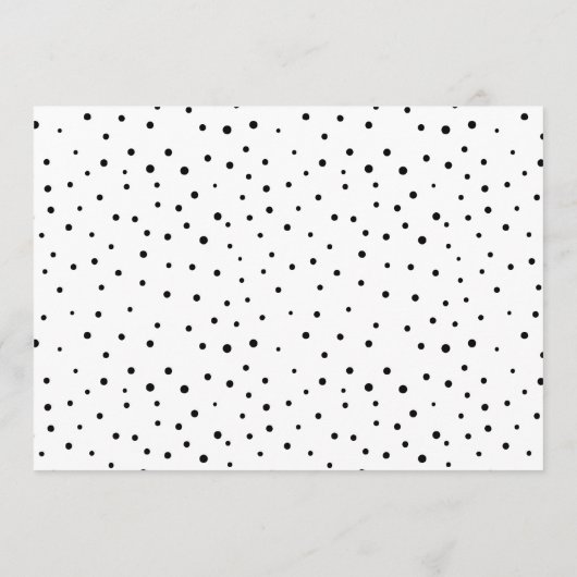 Advies voor de bride | Zwarte Moderne kalligrafie (Achterkant)