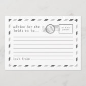 Advies voor de bruid Airmail-ansichtkaart (Voorkant)