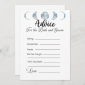 Advies voor de bruid en bruidegom Bord Paarse Kaart (Voorkant / Achterkant)