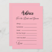 Advies voor de bruid en bruidegom Cherry Blossom Kaart (Voorkant / Achterkant)