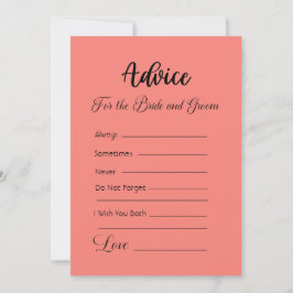 Advies voor de bruid en bruidegom koraal Sinaasapp Kaart