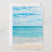 Advies voor de bruid en bruidegom Strand en Oceaan Kaart (Achterkant)