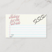 Advies voor de bruid Kaarten (Voorkant)