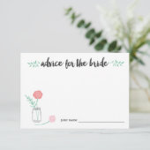 Advies voor de Bruid Kaarten | Botanische Metselaa (Staand voorkant)