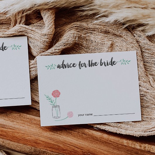 Advies voor de Bruid Kaarten | Botanische Metselaa