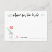 Advies voor de Bruid Kaarten | Botanische Metselpo (Voorkant)