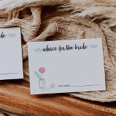 Advies voor de Bruid Kaarten | Botanische Metselpo