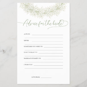 Advies voor de game Vrijgezellenfeest-brochure Flyer