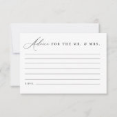 Advies voor de heer en mevrouw Kaart Modern Elegan (Voorkant)