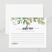 Advies voor de Kaart Baby shower-partij (Voorkant / Achterkant)