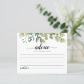 Advies voor de Kaart Baby shower-partij (Staand voorkant)