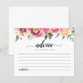 Advies voor de Kaart Baby shower-partij (Voorkant / Achterkant)